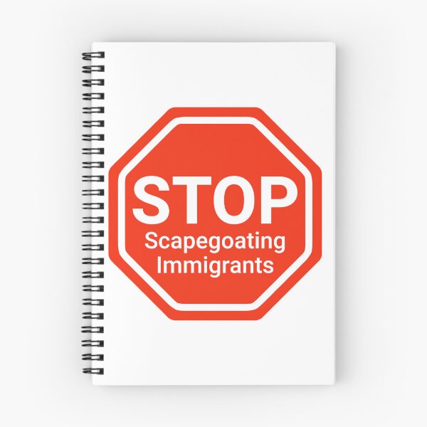 Item preview, Stop scapegoating immigrants designed and sold by Rachel the Artist .