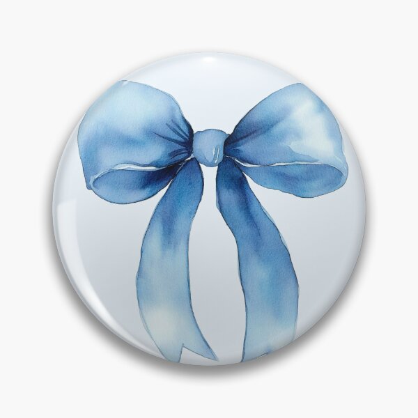 Item preview, Blue Watercolor Bow designed and sold by cait-shaw.