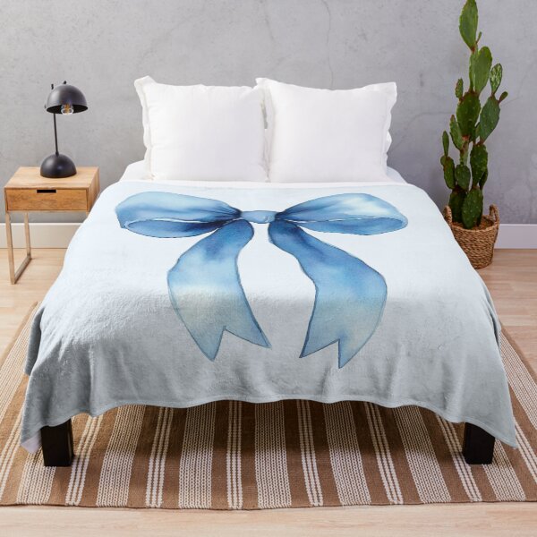 Item preview, Blue Watercolor Bow designed and sold by cait-shaw.