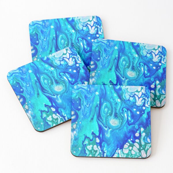 Item preview, Beautiful Blue Acrylic Pour designed and sold by Giftables.
