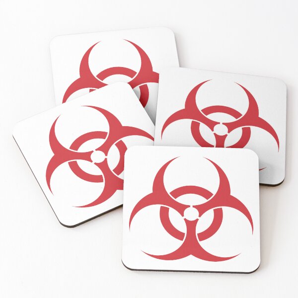 Item preview, universal biohazardous sign in red color designed and sold by ak7sailor.
