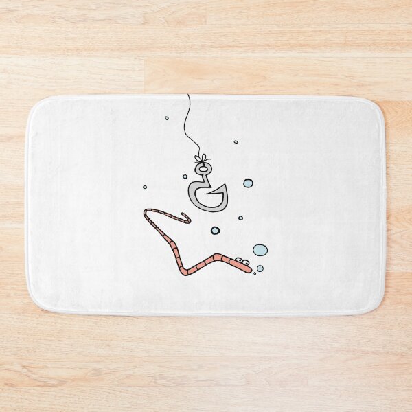 Item preview, Worm by hook designed and sold by littletinyspark.