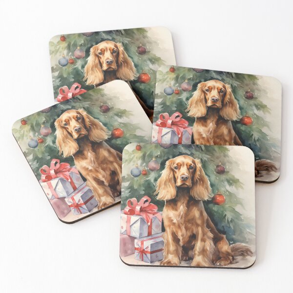 Item preview, Christmas English Cocker Spaniel designed and sold by Samuelsboro.