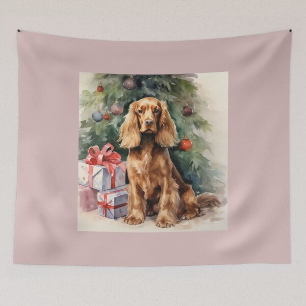Item preview, Christmas English Cocker Spaniel designed and sold by Samuelsboro.