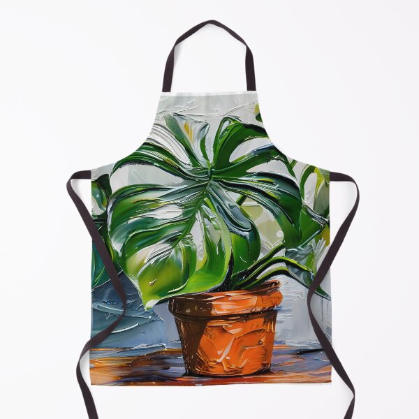 Item preview, Monstera Deliciosa Variegata Plant Oil Digital Painting designed and sold by PurrGreen.