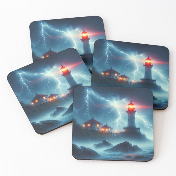 Item preview, Lighthouse in a Storm designed and sold by Halifaxartguy.