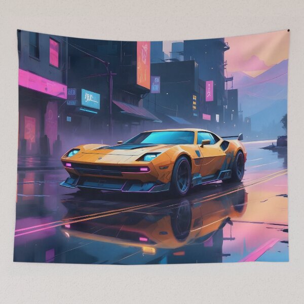Artikelvorschau, Cyberpunk-Hypercar am See entworfen und verkauft von papi1998.