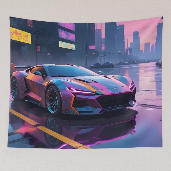 Artikelvorschau, Cyberpunk-Hypercar am See entworfen und verkauft von papi1998.
