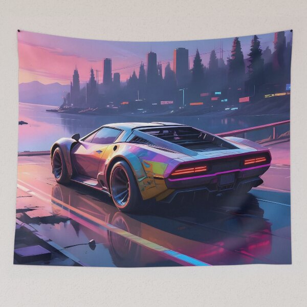 Artikelvorschau, Cyberpunk-Hypercar am See entworfen und verkauft von papi1998.