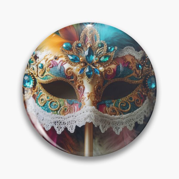 Item preview, Masquerade Mask #24-0407-B designed and sold by ccitypictures.