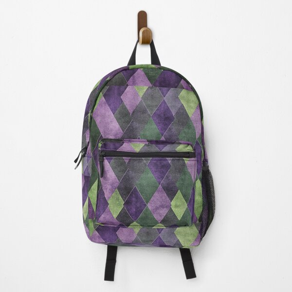 Item preview, Purple and green argyle pattern designed and sold by liana campbell.