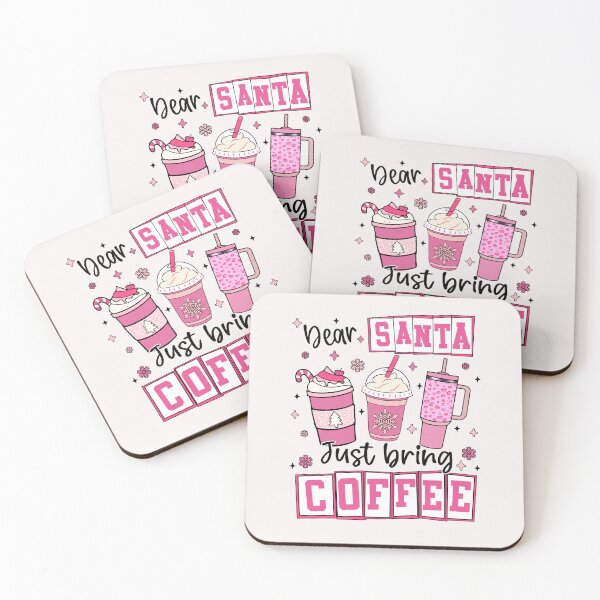 Item preview, Dear Santa Just Bring Coffee T-shirt - Christmas Coffee Lover T-shirt   designed and sold by elliejimprints.
