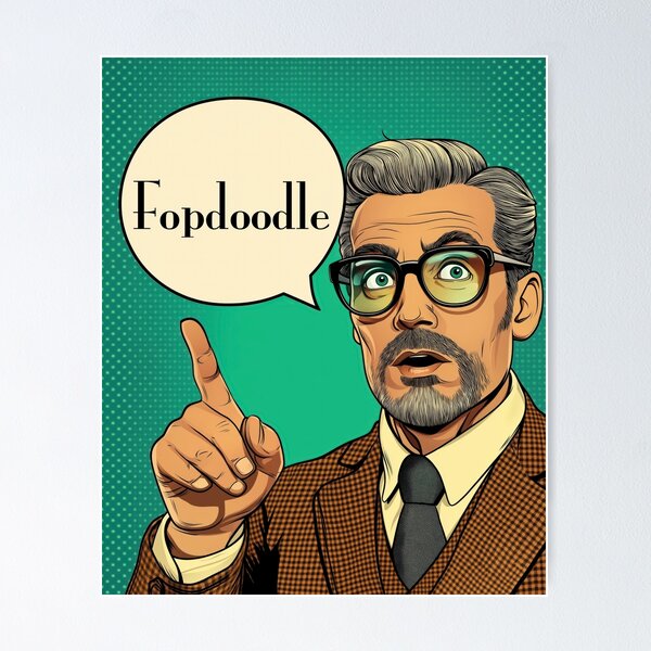 Item preview, The Lost Lexicon:  Bygone insults - Fopdoodle designed and sold by Desiredobsolete.