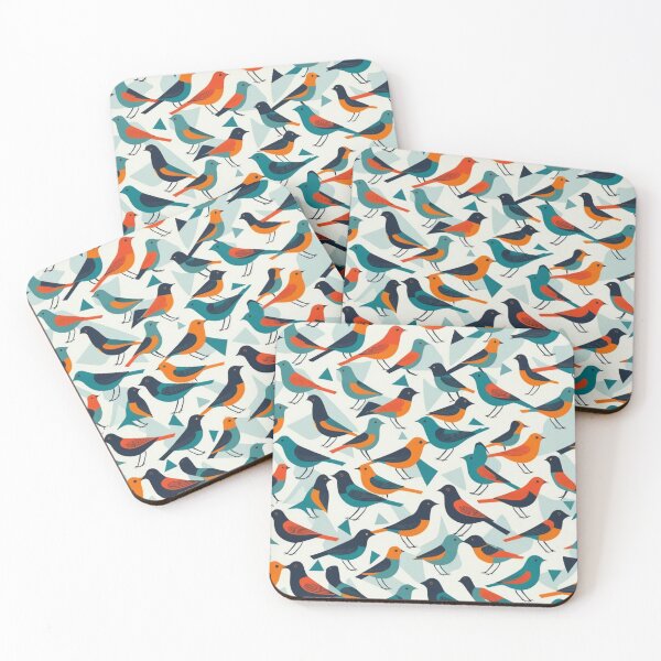 Item preview, Abstract Birds Pattern designed and sold by trendspatterns.
