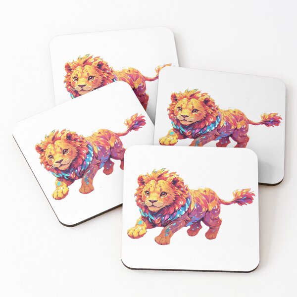 Item preview, Lion running designed and sold by LevCreates.