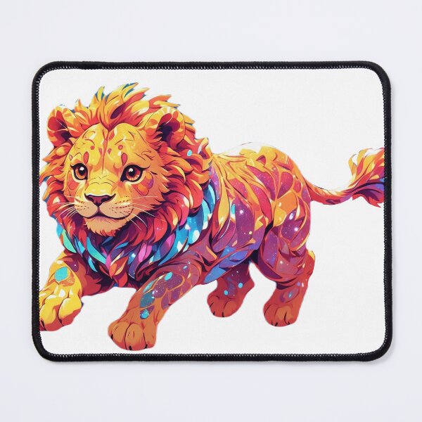 Item preview, Lion running designed and sold by LevCreates.