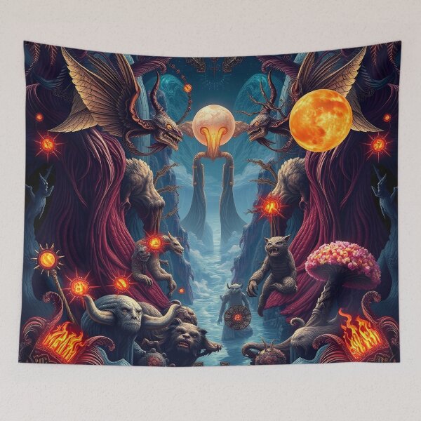 Item preview, Fantasy Pattern #13 designed and sold by Kaleidoscope Print.