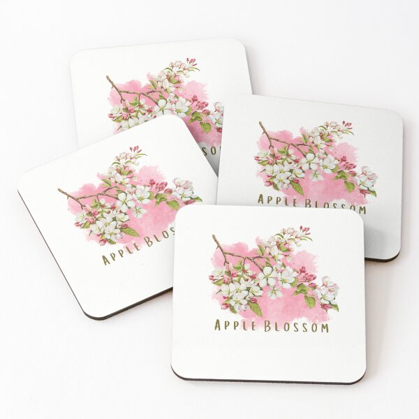 Item preview, Arkansas State Apple Blossom Flower Watercolor Classic T-shirt Sticker designed and sold by ThinkNature!.