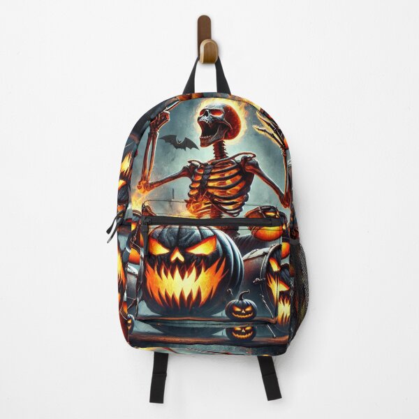Item preview, Heavy Metal - Skeleton Drummer On Fire designed and sold by All4ROCK.