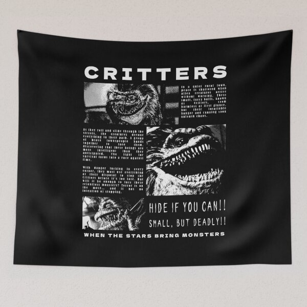 Item preview, Critters: Terror is on the move!, black version designed and sold by EspiralArt.