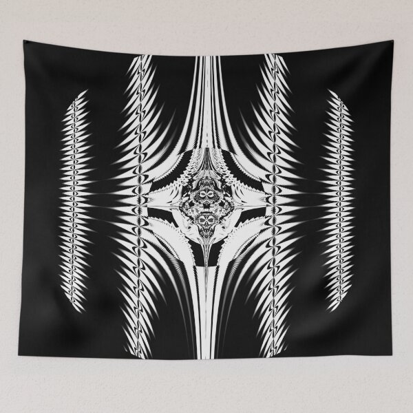 Item preview, Black and White Zebra Like Striped Abstract Sphere designed and sold by Dianne Mead.