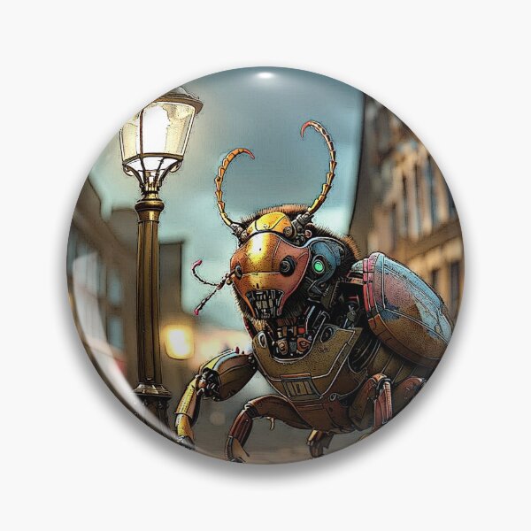 Item preview, cyborg bugs 023 tileartwork designed and sold by tileartwork.
