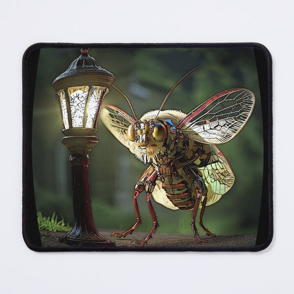Item preview, cyborg bugs 025 tileartwork designed and sold by tileartwork.