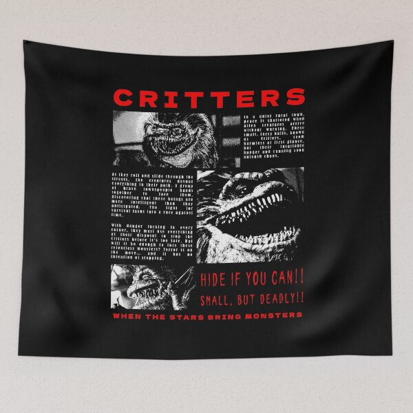 Item preview, Critters: Watch Out for What's Rolling!, white and red version designed and sold by EspiralArt.