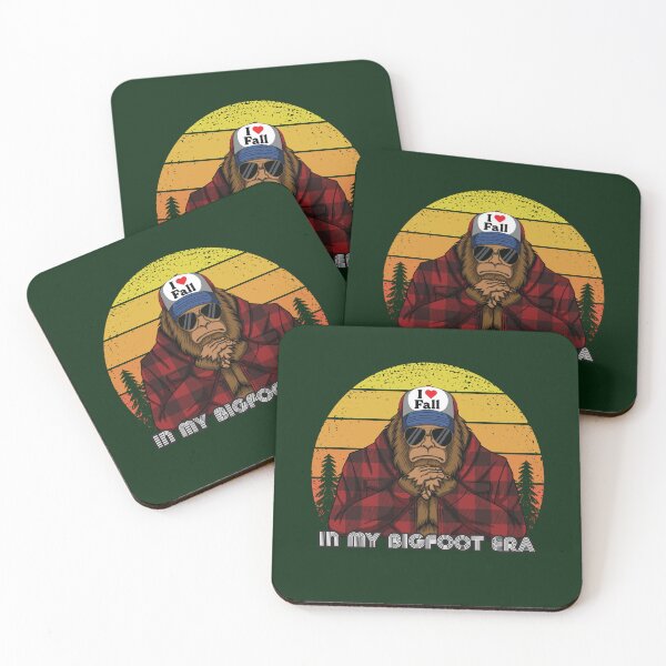Item preview, Funny Bigfoot I Love Fall, Autumn Plaid, Sasquatch  designed and sold by OhBoyLoveIt.