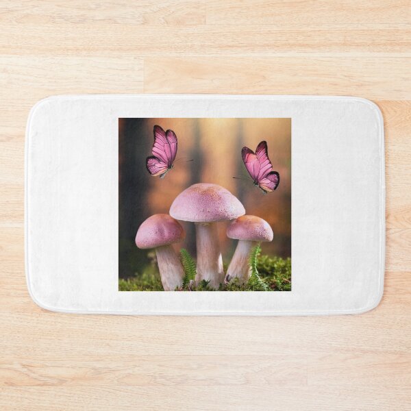 Item preview, 3 Mushroom with butterflies designed and sold by MigWhimsy.