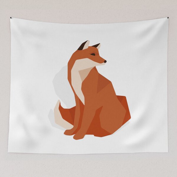 Item preview, Polygonal Fox Illustration | Geometric Animal Design designed and sold by TurtleDojo.