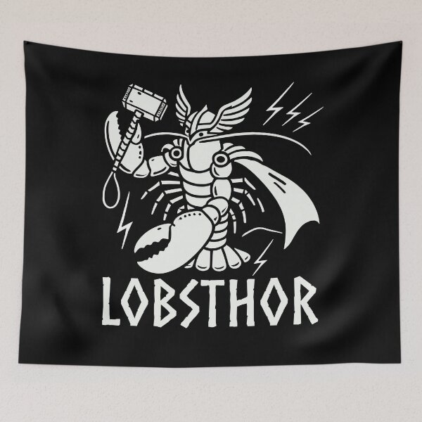Item preview, Lobster lobsthor funny viking sea fish valhalla designed and sold by teeartforyou.