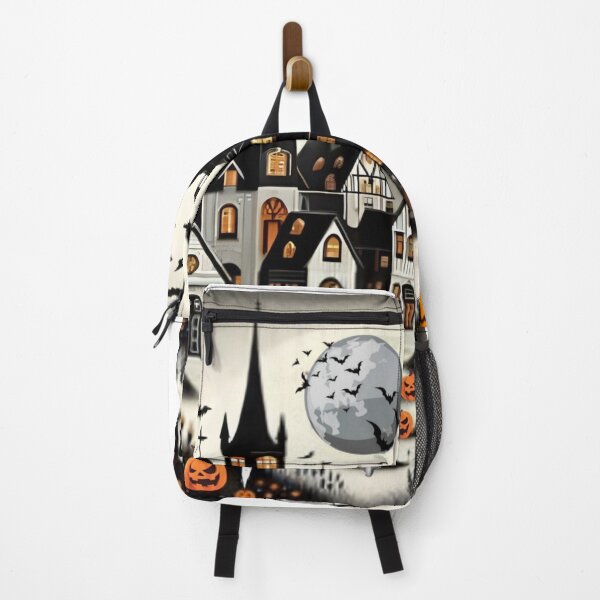 Item preview, Vintage Style Haunted House - Happy Halloween Classic T-Shirt designed and sold by inkfluenceart.