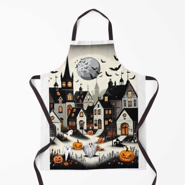 Item preview, Vintage Style Haunted House - Happy Halloween Classic T-Shirt designed and sold by inkfluenceart.