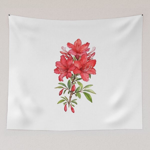 Item preview, Red Azalea designed and sold by HOMETOWN86.