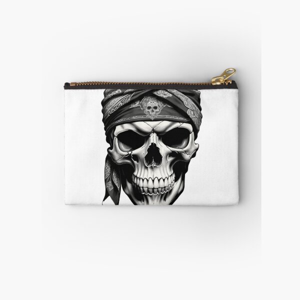 Item preview, Skull with Bandana Illustration designed and sold by Fab-Haven.