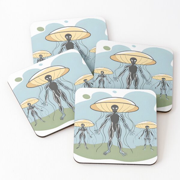 Item preview, Ethereal Aliens Emerge from the Depths of a Gas Giant designed and sold by DigitalArtByJoe.