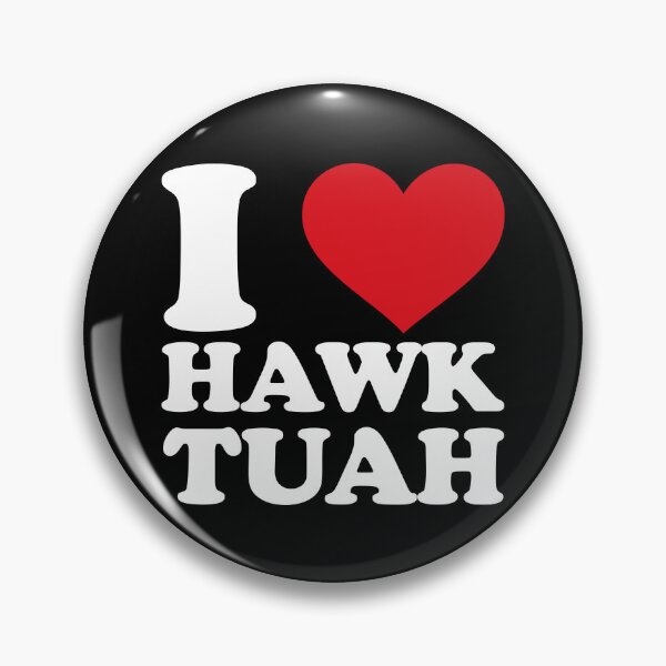Item preview, I love Hawk Tuah (tiktok trend) white text designed and sold by EmeraldeaArt.