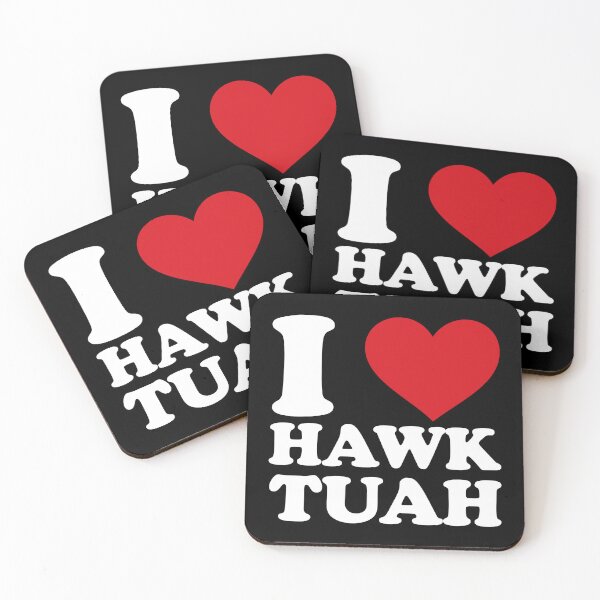 Item preview, I love Hawk Tuah (tiktok trend) white text designed and sold by EmeraldeaArt.