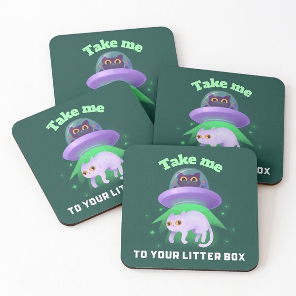 Item preview, Take me to your litter box - Funny alien cat Gift designed and sold by denis90ch.
