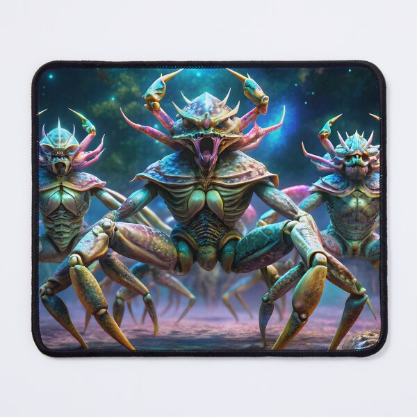 Item preview, Colossal Alien Creatures Resembling Insects in a Sci-Fi Universe designed and sold by DigitalArtByJoe.