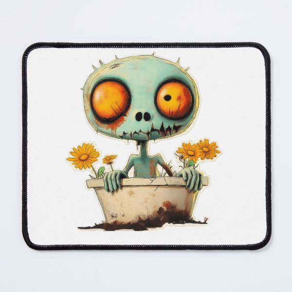 Item preview, Funny and colorful zombie in a flower pot designed and sold by elgregoart.