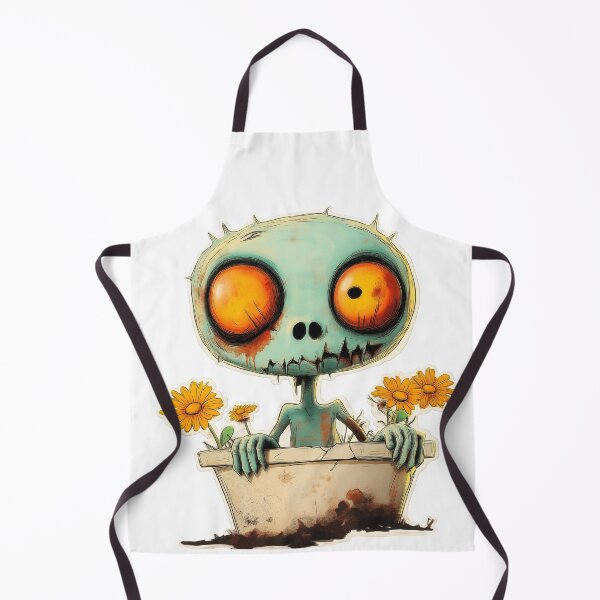 Item preview, Funny and colorful zombie in a flower pot designed and sold by elgregoart.
