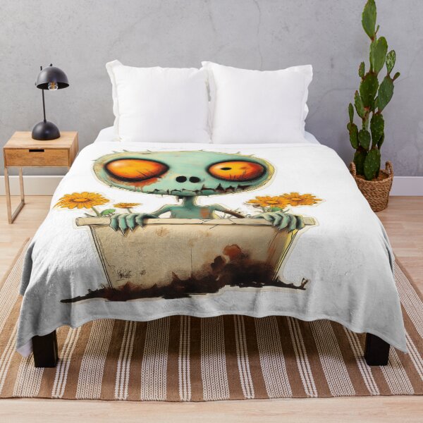Item preview, Funny and colorful zombie in a flower pot designed and sold by elgregoart.