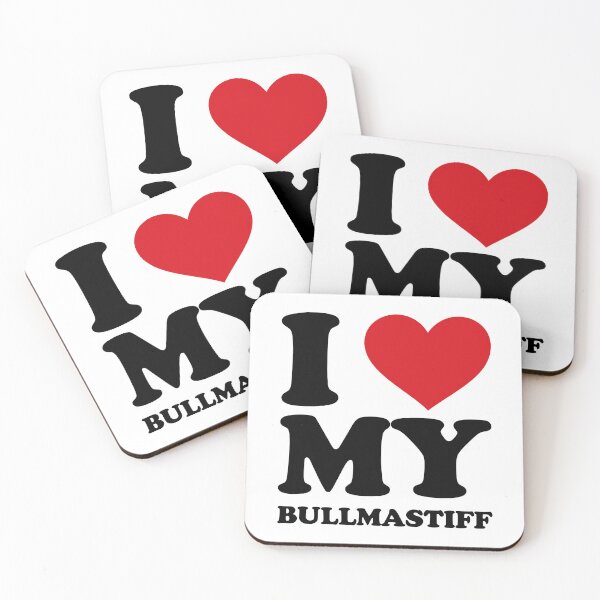 Item preview, I love my bullmastiff designed and sold by EmeraldeaArt.