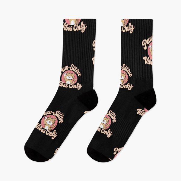 Item preview, Cute design for catlovers: Paw-sitive Vibes Only designed and sold by Davideus.