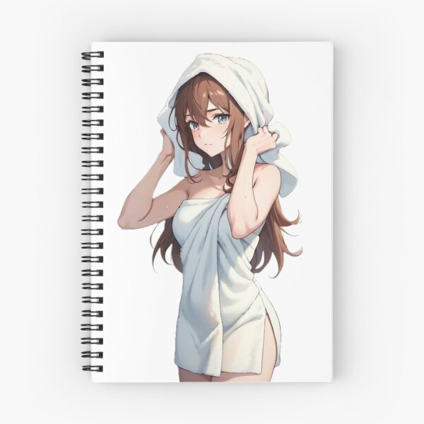 Item preview, Anime Girl Wrapped In Towel designed and sold by TheNSFWShopStop.