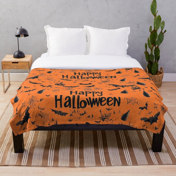 Artikelvorschau, Fröhliches Halloween-Fledermaus-Muster entworfen und verkauft von Wisdi.