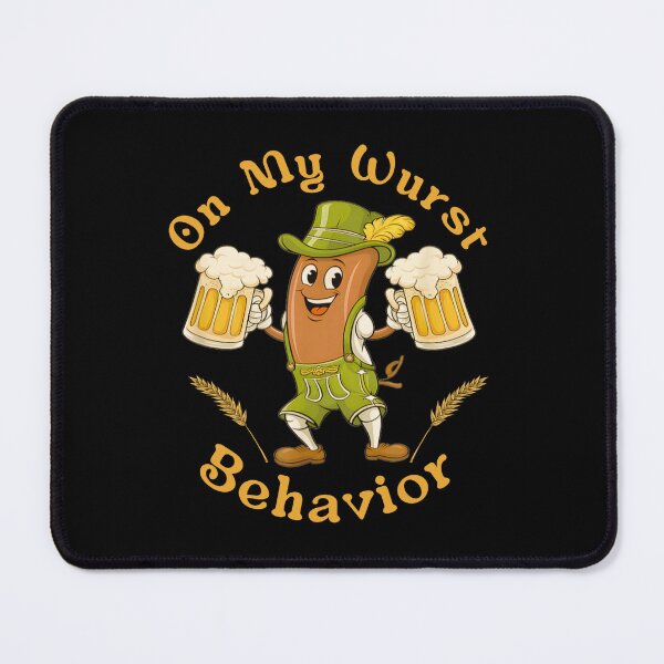 Item preview, Oktoberfest On My Wurst Behavior Funny German Men Women Idea designed and sold by ILoveWeedLive.