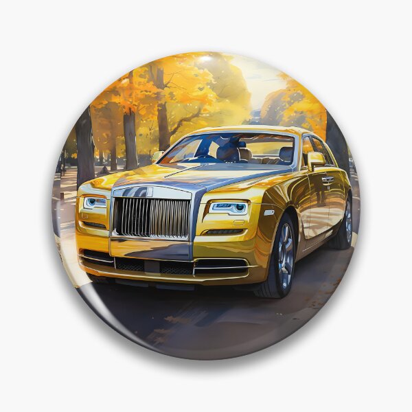 Item preview, Luxury Sedan In Golden Autumn Setting designed and sold by RevUpDesign.